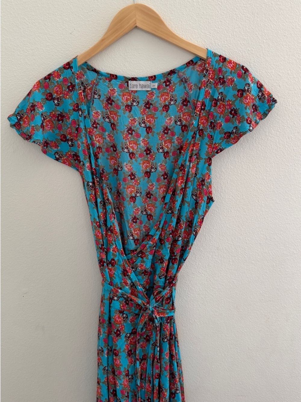 Tiare Hawaii Indica Wrap Swim Coverup Dress